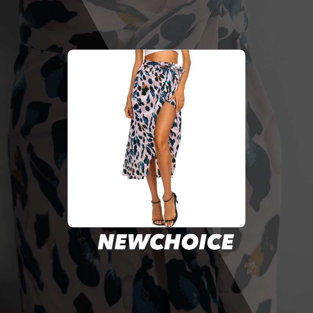 EUC Newchoice Tulip Hem Wrap Skirt